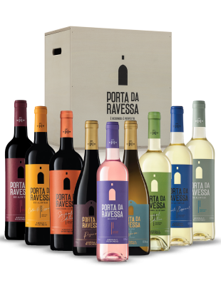 Baú com 9 garrafas (Porta da Ravessa)